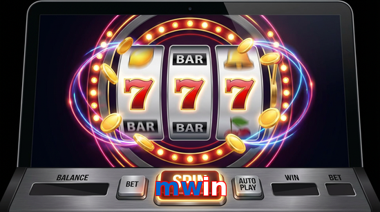 Main screen of Mwin slots page for PK players